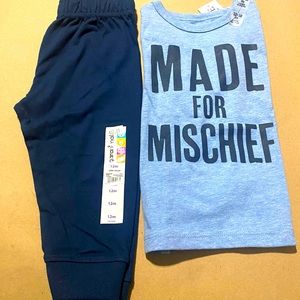 Toddler Boys Top & Bottom 12M